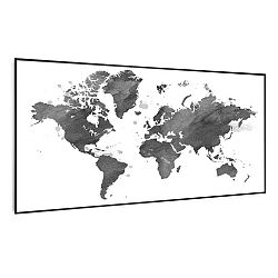 Klarstein Wonderwall Air Art Smart, infračervený ohřívač, 120 x 60 cm, 700 W, černá mapa