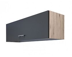 Horní kuchyňská skříňka Tiago KHW100, dub san remo/šedá, šířka 100 cm